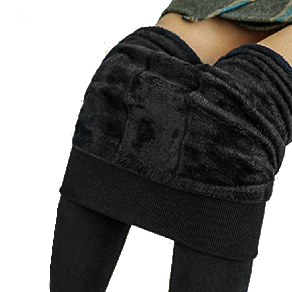 Warm Women's Leggings - Black